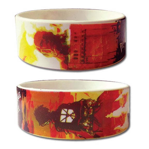 Wristband - Attack On Titan - Eren & Colossal Titan Staredown Pvc Wristband