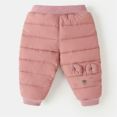 

Hunpta Toddler Children Kids Infant Baby Boys Girls Cute Cartoon Winter Warm Down Windproof Elastic Snow Ski Bib Pants Trousers Outfits Clothes