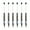 Black, variant on 6Pcs Beadable Drawing Automatic Pencil 0.5mm Beadable Drawing Mechanical Pencil
