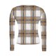 thumbnail image 5 of RKSTN Crewneck Shirts for Women Oversized Plaid Print Slim Ribbed Knitted Long Sleeve T Shirts Top Womens Casual Plus Size Round Neck Checkered Printed Stretch Loose Comfy Tee Fall Spring Clothes, 5 of 8