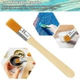 thumbnail image 4 of BUZIFU  30 Pcs Chip Paint Brushes Set Flat Bristle Chip Paint Brushes Small Paint Brush paint brushes with wooden handle for Wall Painting Cleaning Dusting Acrylic Paint, Stains, Varnishes, 4 of 7