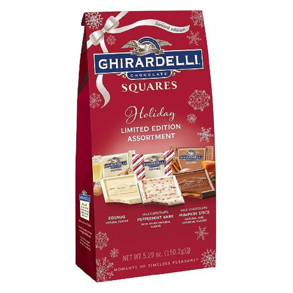 Ghirardelli Chocolate Squares Holiday Limited Edition Assortmet 5.29 oz