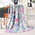 thumbnail image 2 of Pioneer Flower Blanket,Comfortable Soft Flannel Throw Blanket,All Season,Warm Lightweight Blankets for Sofa Bed Couch Living Room Chair,60"x80"(150x200cm), 2 of 4