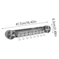 thumbnail image 3 of Durable Wall Mounted Vacuum Hooks No Hole Punching & Large Curved Hooks Thick Rounded Corners Design For Kitchen RackHeavy Duty Removable And Reusable Siding Hooks for Hanging Lights Hooks for Closet, 3 of 5