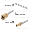 thumbnail image 3 of Shisuyan 2Pcs Pressure Washer Wand Stainless Steel Golden for Car Washing, 3 of 9
