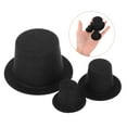 thumbnail image 4 of LOLIPPYY 60 Pieces Christmas Mini Black Snowman Hats for Doll Decoration and Craft Party Supplies, 4 of 7
