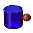 thumbnail image 2 of High Borosilicate Glass Taza de de de la de Gafas de té Bebidas Espresso Coctel de cóctel Cerveza Cerveza Tazas de caf Azul shamjiam Taza de café de la leche, 2 of 8