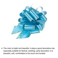 thumbnail image 5 of 10pcs 4 Inch Large Pull Bow Metallic Lake Blue Gift Wrapping Bows with Gold Edge, 5 of 6