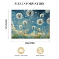 thumbnail image 3 of Nawypu  Dandelion Canvas Wall Art Neutral Floral Picture Stretched For Living Room Bathroom Decoration White Flower Flora Dandelion Picture Canvas Prints Artwork Framed Ready To Hang, 3 of 6