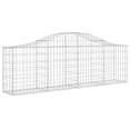 thumbnail image 3 of vidaXL Gabion Basket Set of 2 Silver Galvanized Steel Large, 3 of 5
