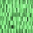 thumbnail image 1 of Ahgly Company Indoor Square Abstract Emerald Green Contemporary Area Rugs, 6' Square, 1 of 4