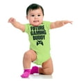 thumbnail image 4 of Future Gaming Buddy Gamer Dad Joke Romper Boys or Girls Infant Baby Brisco Brands 24M, 4 of 7