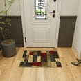 thumbnail image 2 of Ottomanson Boxes Indoor Doormat 2'3" x 3' - Non Slip Low Pile Area Rug for Entryway, Multicolor, 2 of 11