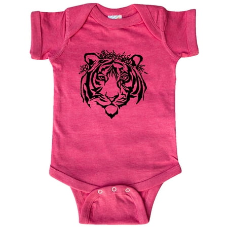 

Inktastic Tiger Queen in Flower Crown Gift Baby Boy or Baby Girl Bodysuit