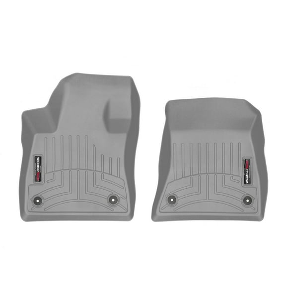 WeatherTech Custom Fit FloorLiners compatible with Infiniti QX50, QX55 - 1st Row (Driver & Passenger), Grey