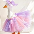 thumbnail image 5 of Nkmbld Princess Porch Goose Clothes for Outdoor, Porch Goose Clothes Puffy Skirt Set for 23 inch Cement Plastic Lawn Garden Yard Porch Goose Statues Decor, 5 of 8