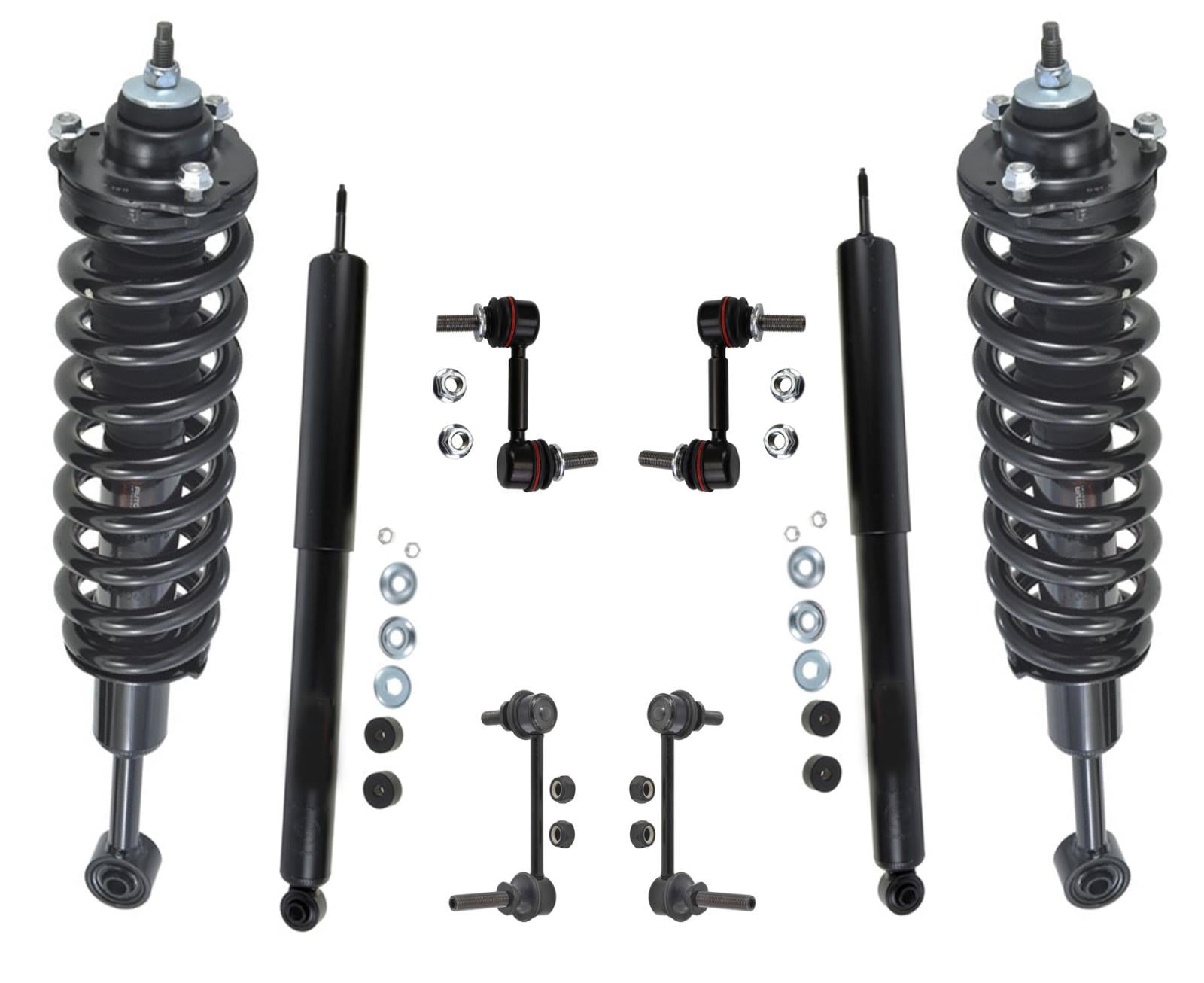 Front Pair Quick Complete Struts & Coil Spring w/ Mounts For 05-15 Toyota Tacoma 