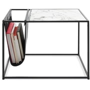 ClickDecor Wilson Magazine Storage End Table Marble Print