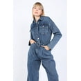 thumbnail image 6 of Women's Oversize Jean Jumpsuit Dark Blue, 6 of 8