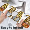 thumbnail image 6 of Sikiie Leopard Gnomes Splash Guard for Sink Faucet-1 PC Super Absorbent Fast Drying Mat Sink Gadgets-Splash Guard for Kitchen, Sink Mat, 6 of 7