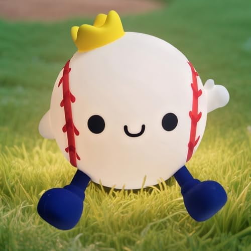 Night Light,Cute Silicone Squishy Novelty LED Night Lamp, Touch Lamp with 2 Levels Dimmable 20Min Timer,for Nursery Bedroom Kids Room Boys Girls GiftsEAM