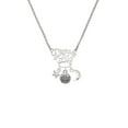 thumbnail image 2 of Delight Jewelry Silvertone Mini Volleyball/Water polo Silvertone Dream Big Pendant Necklace, 25", 2 of 4