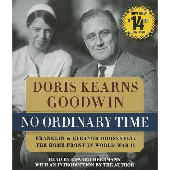 No Ordinary Time : Franklin and Eleanor Roosevelt, The Home Front in World War II (CD-Audio)