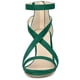 thumbnail image 2 of Sandalias de Tacón de aguja Allegra K Correa de Tobillo Verde Esmeralda 39, 2 of 6