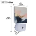 thumbnail image 4 of Yayeee LED Night Light for The Home Plug in With Light Sensors 2 Pack, Abstract Landscape, 4 of 6