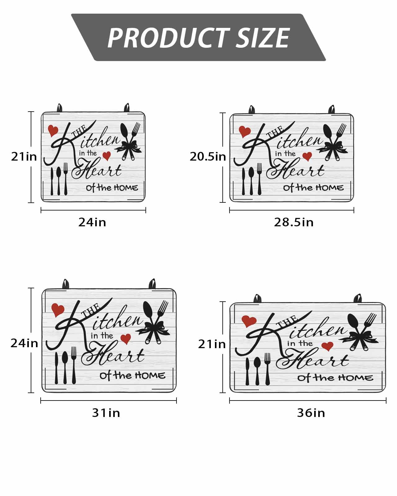 Stove Top Covers for Electric Stove, Kitchen Tableware Glass Stovetop Cover Protector, Red Love Heart Black Words Vintage Induction Cooktop Protector Oven Mat for Kitchen Countertop 24"x21"