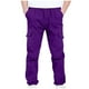 thumbnail image 2 of Cowsor Kids Fleece Cargo Sweatpants Heavyweight Elastic Waist Pants with Pockets Baggy Drawstring Jogger Pants, 2 of 7