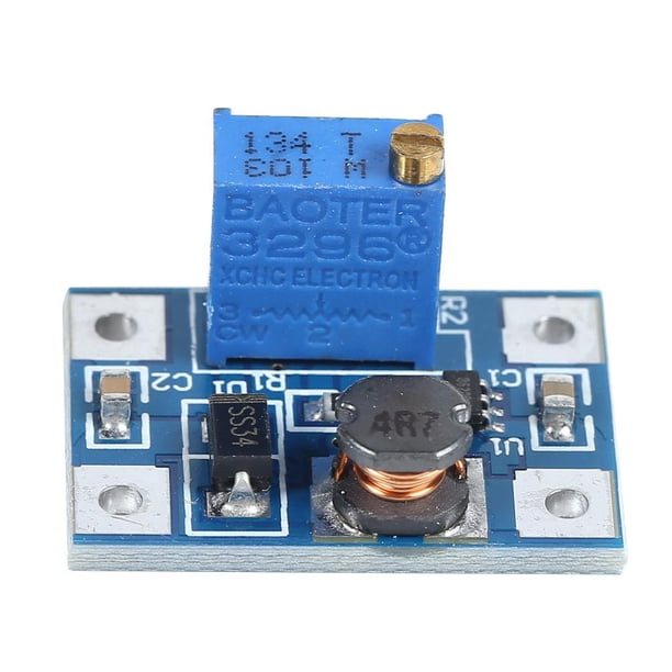 DC-DC SX1308 Step-UP Power Module Convertidor refuerzo ajustable 2-24 V a 2-28 V