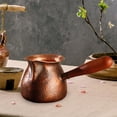thumbnail image 1 of Tetera de cobre, tetera de kungfu, tetera china hecha a mano para ceremonias de té, tetera de agua caliente, dispensador de té para acampar y picnic, 1 of 9