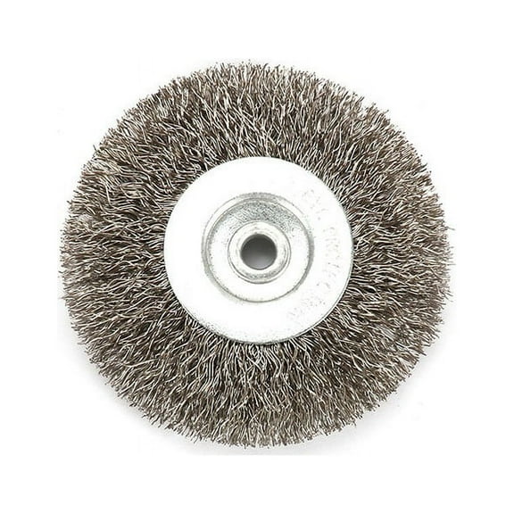 High Performance Stainless Steel Wire Wheel Brush 3 Inch Diameter Suitable For Bench Grinder Use With A 6Mm Arbor