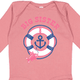 thumbnail image 4 of Inktastic Nautical Big Sister Girls Long Sleeve Baby Bodysuit, 4 of 5