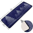 thumbnail image 2 of Dreamtimes Winter Snow Landscape Hallway Runner Rug 2'x6' Kitchen Rug with Rubber Backing Fir Trees Pines Non Slip Entryway Rug Runner Washable Soft Area Rug for Hallway Bedroom Kitchen Decor, 2 of 6