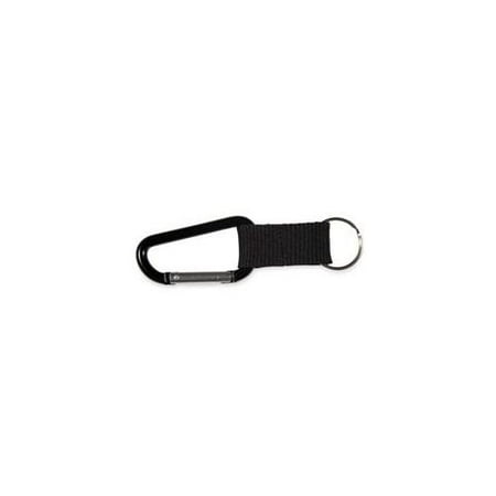 Advantus Corp. Advantus Corp. Carabiner Key Chain, Polyester Strap, 10-PK, Black