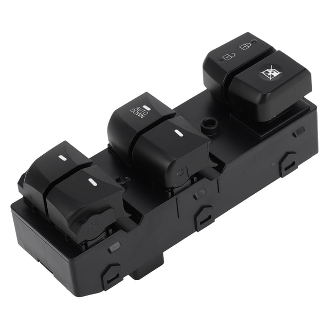 Interruptor de ventana eléctrica Unique Bargains No.935703X032RY para el lado del conductor delantero izquierdo del Hyundai Elantra 2012-2016 Negro