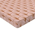 thumbnail image 2 of Ambesonne Blush Pink Fitted Sheet 2 Pcs Set, Geometric Art Deco Motif, Queen, Ginger and Blush, 2 of 3