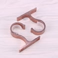 thumbnail image 4 of 2 Pcs Tringle à Rideau Alliage d'Aluminium Épais Support de Montage Simple (Or Rose), 4 of 7