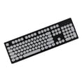 thumbnail image 1 of Teclado retroiluminado, receptor ABS de mano, redondo, fuerte estabilidad, ergonomía suave, teclas, cubierta, ordenador portátil para el hogar, Juegos de teclado y mouse para computadora Blanco, 1 of 6