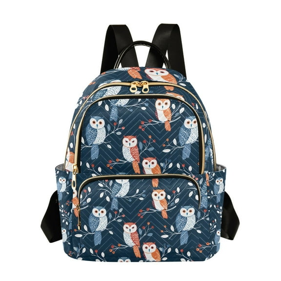 ALAZA Many Owls on Branch Womens Travel Laptop Backpack Large Daypack Ladies Shoulder Bags S