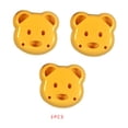 thumbnail image 2 of Dalazy 3Pcs/set Small Rice Ball Mould Bear Cartoon Pattern DIY Sushi Bread Mold for Home Kids Girls, 2 of 5