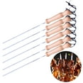 thumbnail image 2 of Bangcool Ensemble de Brochettes de Barbecue Manche Long Acier Inoxydable Brochette Réutilisable Bâton de BBQ, 2 of 5