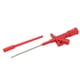 thumbnail image 1 of Gancho de prueba Delaman, gancho de prueba Flexible, Clip de aguja de punción de acero inoxidable, seguro y rápido con gato de seguridad de 4mm para reparación(rojo), 1 of 14