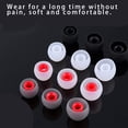 thumbnail image 1 of 36 Pieces Earbuds Eartips Universal Silicone Earphone Memory Sponge Headphone Protector Earbud Sports Earplug Cover, 1 of 6