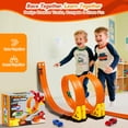 thumbnail image 4 of Pista de Carreras Flexible Nicmore 4 Coches 4,5 m DIY con Ventosas, 4 of 9