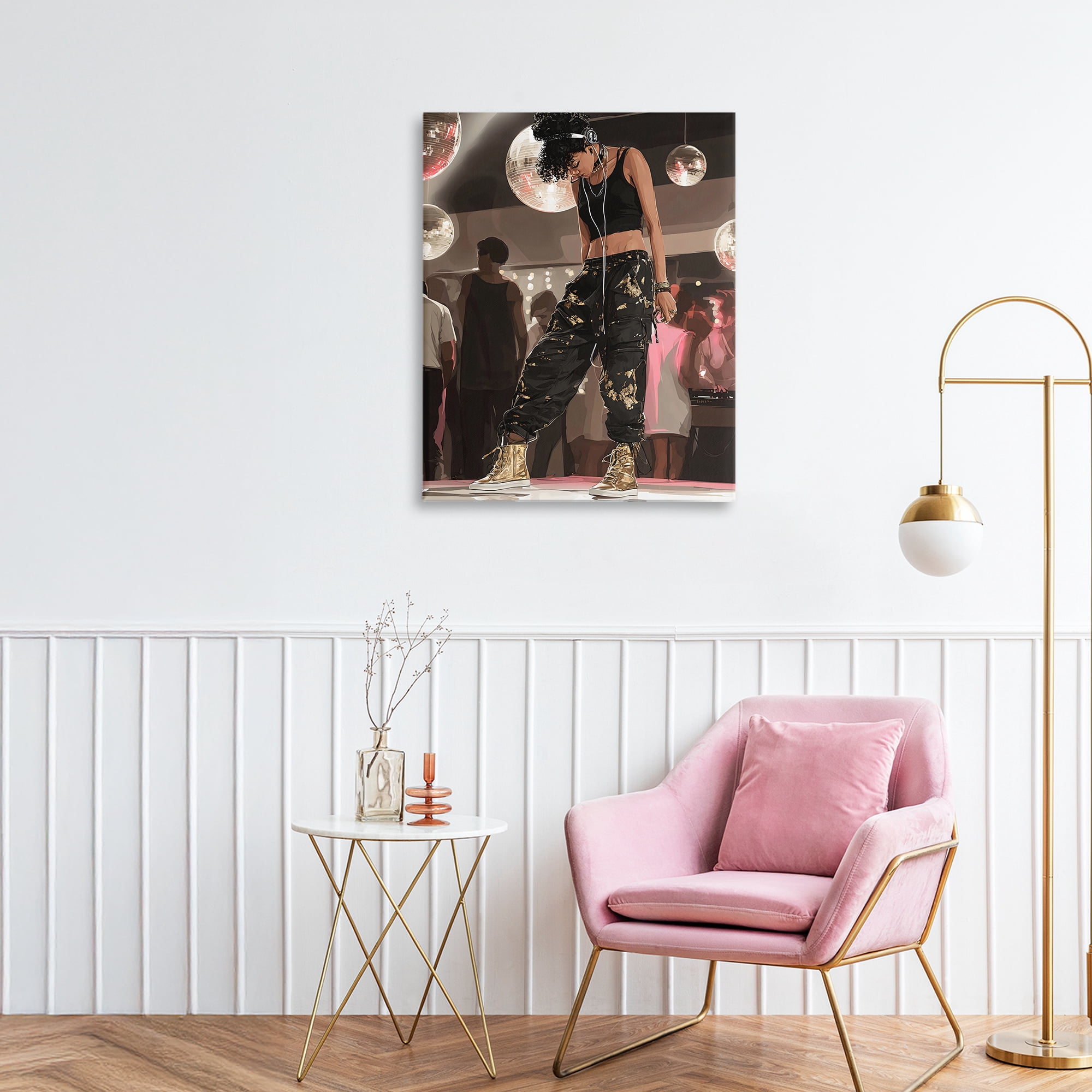 Stupell Industries Silent Disco Lone Dancer Canvas Wall Art, design by Franklyn Gregory