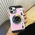 thumbnail image 5 of Emily in Paris Phone Case Compatible with iPhone 14 Pro for Women and Girls Camera Case Cute Vintage 3D Design Fashion Neck Strap Crossbody Strap Lanyard Cover Shockproof Protective Cover Pink, 5 of 12