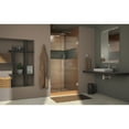 thumbnail image 2 of DreamLine Aqua Swing 56-60 in. W x 58 in. H Frameless Tub Door with Extender Panel in Chrome, 2 of 10